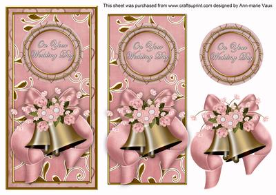 Pink Wedding Bells Your Wedding Day Dl Topdown Topper