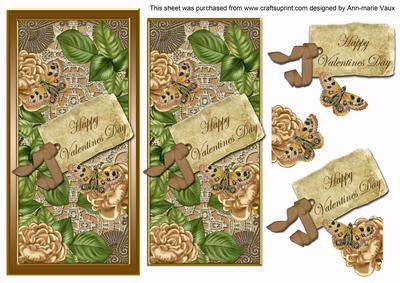 Coffee Roses Valentines Day Dl Topdown Topper