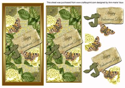 Lemon Roses Valentines Day Dl Topdown Topper
