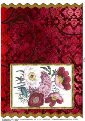 Anemone Wavy Edge Card
