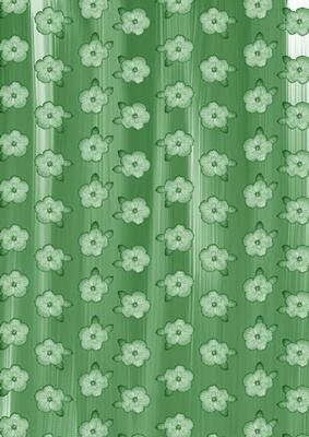 Mid Green Dollshouse Flora Paint A4 Backing Paper