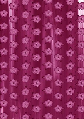 Cerise Dollshouse Flora Paint A4 Backing Paper