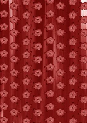 Dark Red Dollshouse Flora Paint A4 Backing Paper