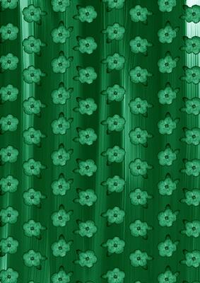 Dark Green Dollshouse Flora Paint A4 Backing Paper