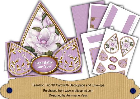 Lilac Magnolia Especially for You Teardrop Trio Kit