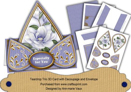 Pale Blue Magnolia Especially for You Teardrop Trio Kit