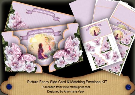 Peach Fairy Special Day Fancy Picture 3D Card Kit