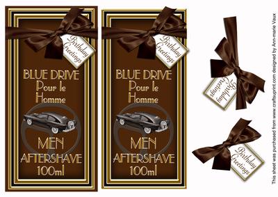 Vtea Aftershave Birthday Greetings Dl Topdown Topper