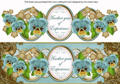 Dteal Pansy Year of Experience Large Dl Topper