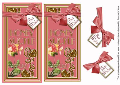 Honeysuckle Perfume Best Wishes Dl Topdown Decoupage Topper