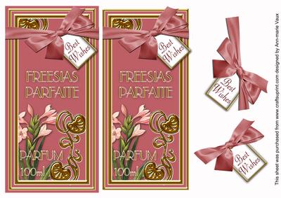 Freesia Pink Perfume Best Wishes Dl Topdown Topper