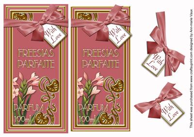 Freesia Pink Perfume with Love Dl Topdown Topper