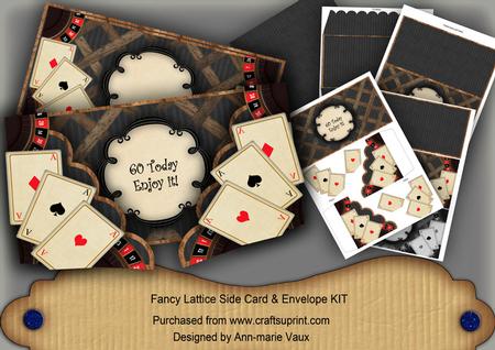 Black Roulette 60 Today 3D Fancy Lattice Card Kit