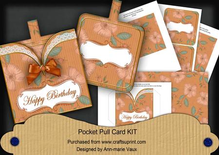 Borange Flora Happy Birthday Vintage Pocket Pull Kit