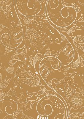 Vtea Floral Lace Lights A4 Backing Paper