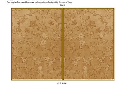 Vtea Cherry Blossom 7x5 Cut and Fold Card