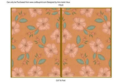 Borange Flora Colour 7x5 Cut and Fold Card