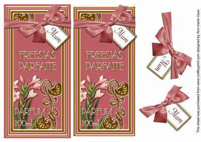 Freesias Pink Perfume Mum Dl Topdown Topper