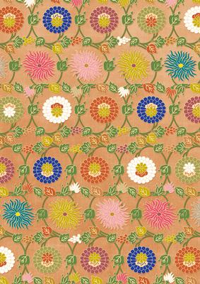 Borange Oriental Lotus Colour A4 Backing Paper