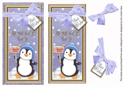 Blue Penguin Just for You Dl Topdown Topper