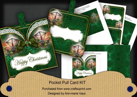 Green Lantern Happy Christmas Vintage Pocket Kit