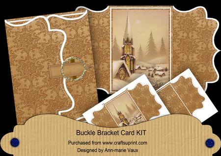 Snow Steeple Buckle Bracket Mini Card Kit