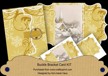 Ice Church Gold Buckle Bracket Mini Card Kit