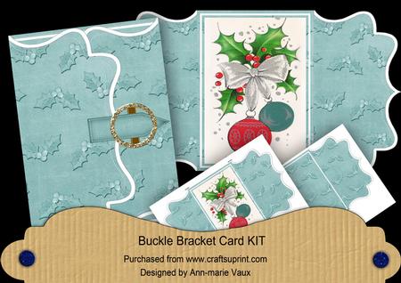 Baubles2 Teal Buckle Bracket Mini Card Kit