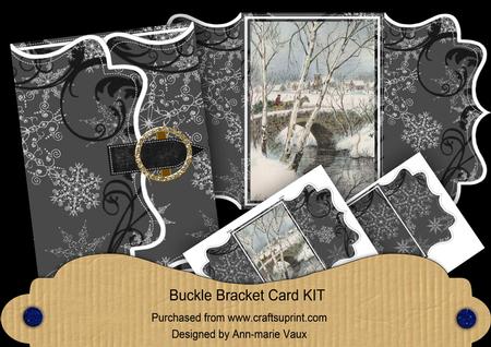 Snow Travel Black Buckle Bracket Mini Card Kit