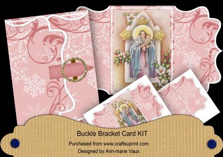Pink Mother Mary2 Bracket Buckle Mini Card Kit