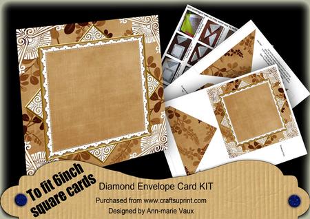 Vtea Oriental Fern 6inch Diamond Envelope Mini Kit