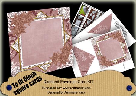 Preying Angel Plum 6inch Diamond Envelope Mini Kit