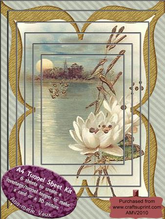 Oriental Lily A4 Tunnel Topper Kit