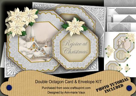 Ice Church Rejoice at Christmas Double Octagon Card Kit