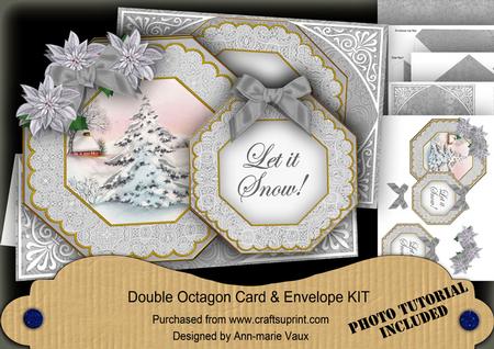 Snow Tree Let It Snow! Double Octagon Card Kit