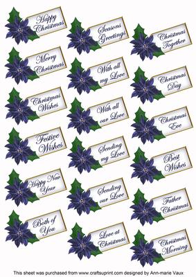 Choirboy Knocking Star Kit Upsell Sentiment Message Labels