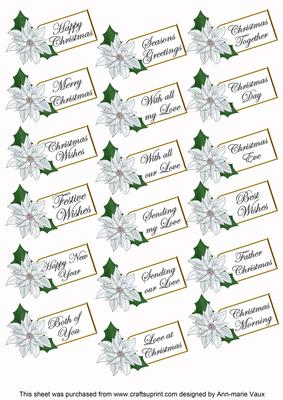 Ice Church Star Kit Upsell Sentiment Message Labels