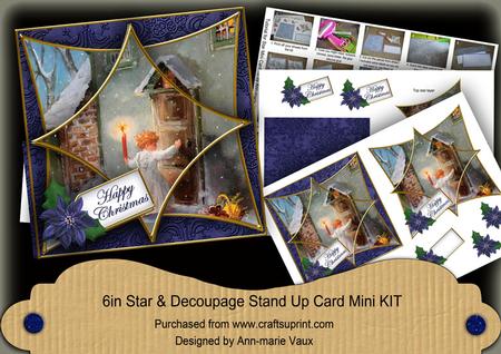 Choirboy Knocking Blue 3D Star Card Mini Kit