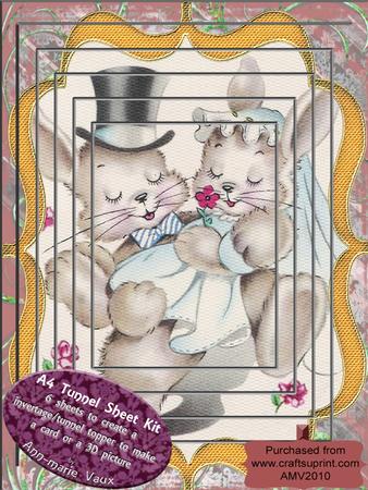 Some Bunny to Love Wedding Tunnel Topper Kit