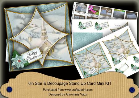 New Church 3D Star Card Mini Kit