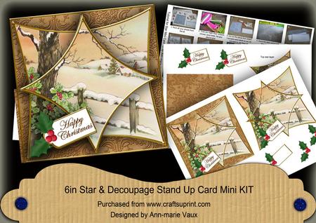 Winters Tale 3D Star Card Mini Kit