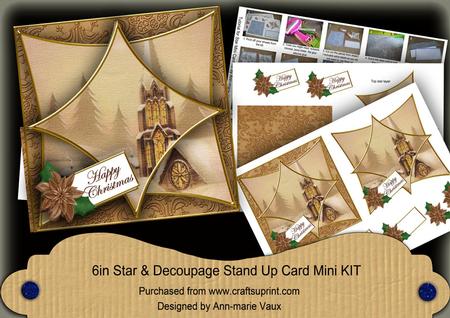Snow Steeple Vtea 3D Star Card Mini Kit