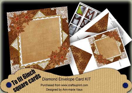 Kids Nativity 6inch Diamond Envelope Mini Kit