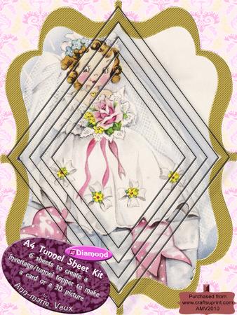 Beautiful Bride A4 Diamond Tunnel Topper Kit