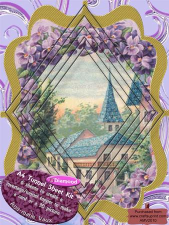 Lavender View A4 Diamond Tunnel Topper Kit