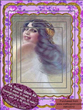 Lilac Lady A4 Tunnel Topper Kit