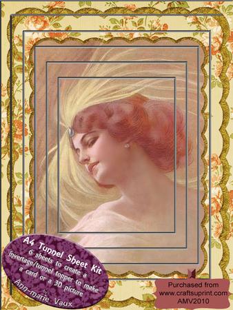 Peach Lady A4 Tunnel Topper Kit