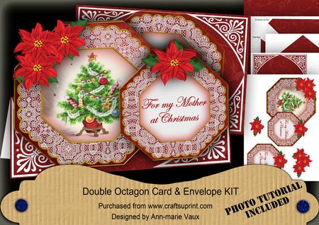 Elegant Tree Mother at Christmas Double Octagon C & E Kit