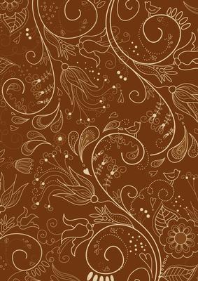 Vtea Floral Lace Darks A4 Backing Paper