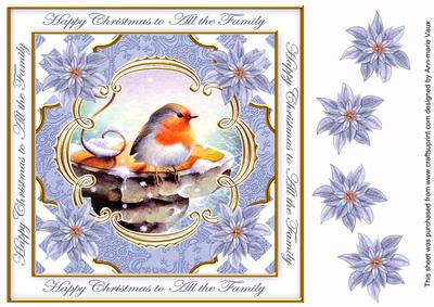 Blue Robin All the Family Lattice Corner 8in Topper